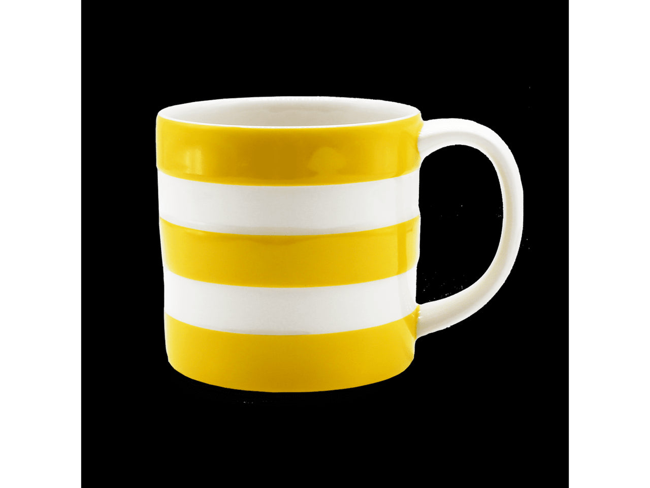 Cornishware 15 oz straight mug - Yellow