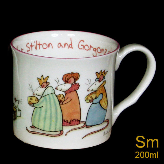 Cheddar, Stilton & Gorgonzola mug by artist Anita Jeram.