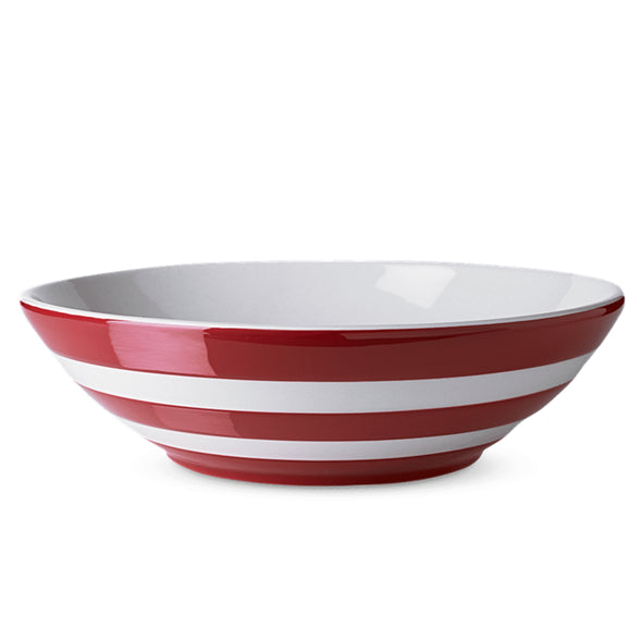 Cornishware Serving Bowl - red