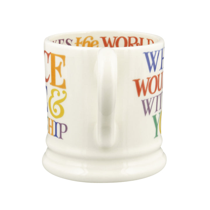 Emma Bridgewater Rainbow Toast Without You Half Pint Mug