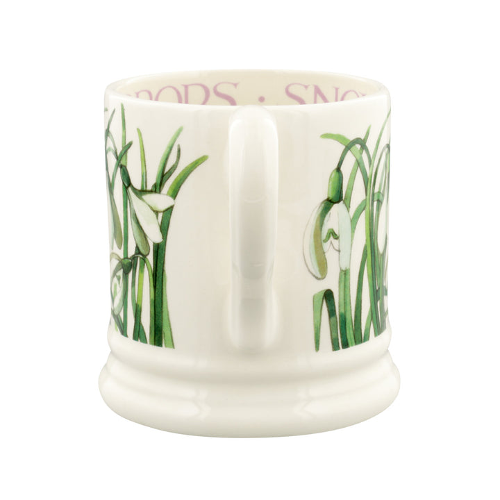 Emma Bridgewater Snowdrop hand made 1/2 pint Mug.