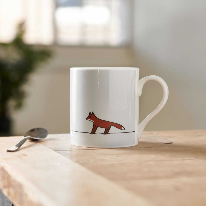 Fox Bone China Mug by Jin Designs.