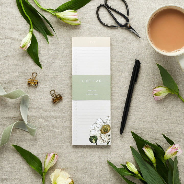 Spring Blossom To Do List Pad by Catherine Lewis Design