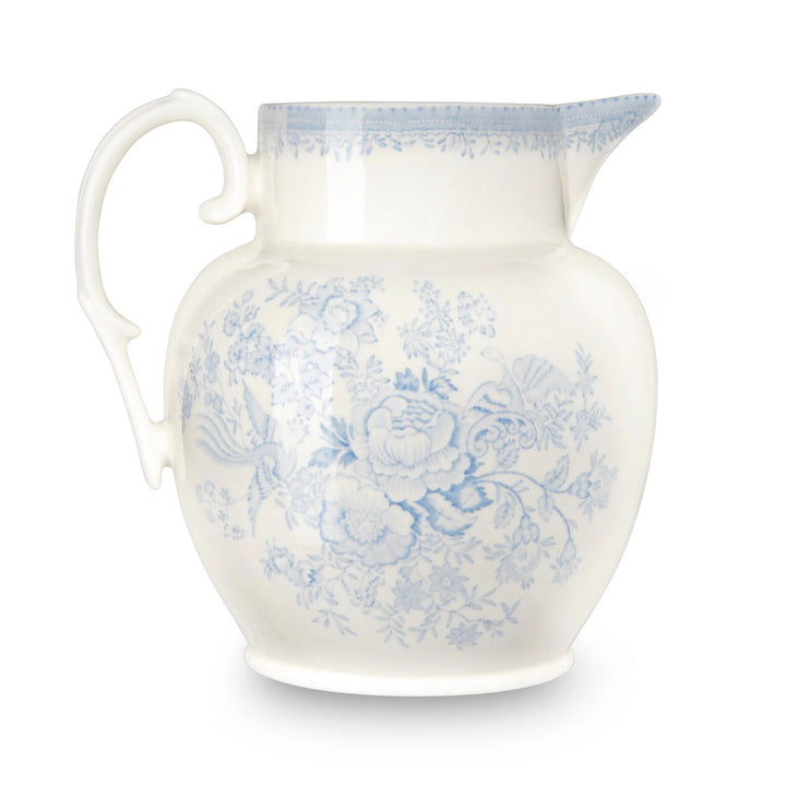 Blue Asiatic Pheasant Estrucan Jug (Large) by Burleigh