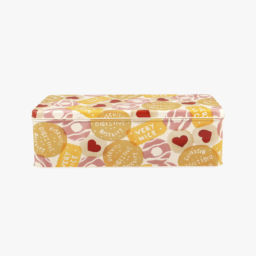 Emma Bridgewater Biscuits Long Deep Rectangular Tin.