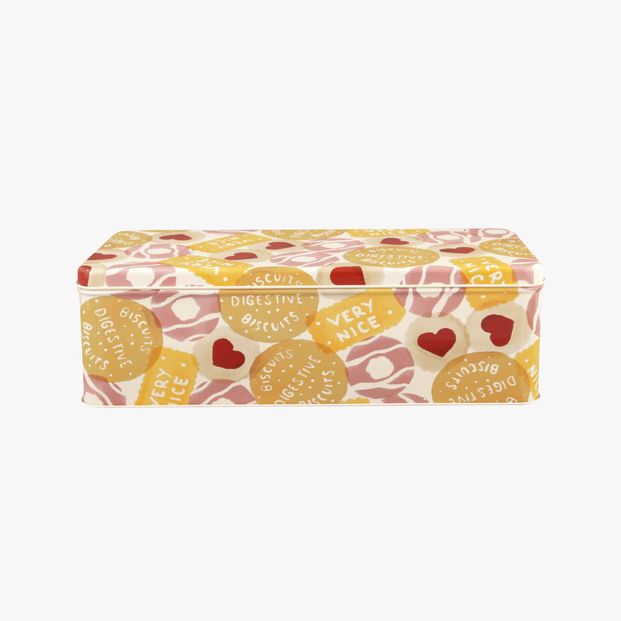 Emma Bridgewater Biscuits Long Deep Rectangular Tin.
