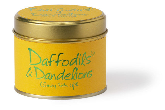 Daffodils & Dandelions Scented Candle from Lily-Flame. Handmade in England.