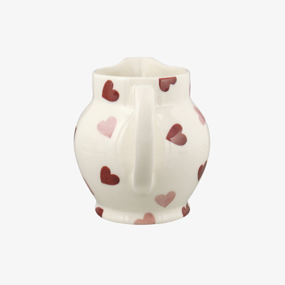 Emma Bridgewater Pink Hearts 1/2 pint jug.