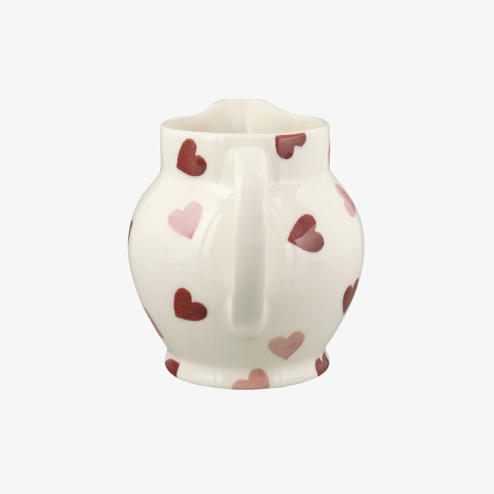 Emma Bridgewater Pink Hearts 1/2 pint jug.