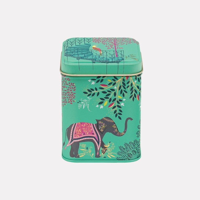 Elephant Oasis Mini Tea Tin from British Lifestyle Brand Sara Miller.