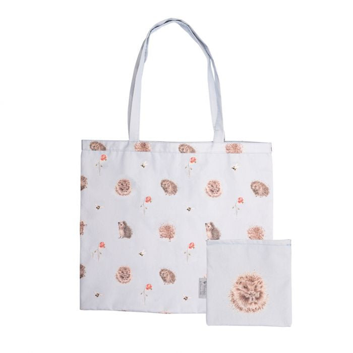 'Awakening' Hedgehog Foldable Shopping Bag by Wrendale Designs
