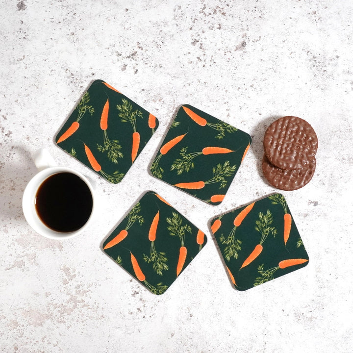 Carrot Coaster Set by Corinne Alexander