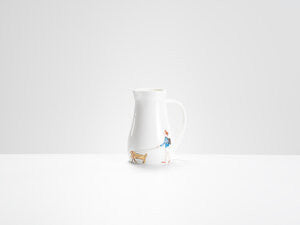 Girl and Two Dogs Jug by Helen Beard.