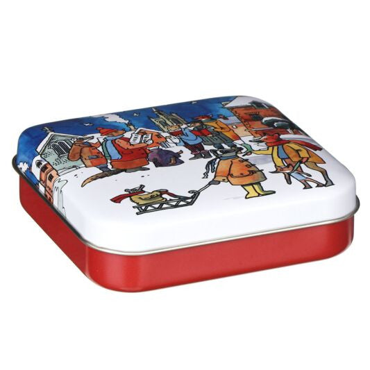Emma Bridgewater Winter Scene Small Pocket Tins - Red