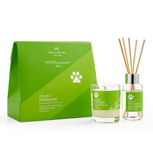 Feeling' Pawsome Odor Neutralizing Reed Diffuser & Candle Gift Set from Wax Lyrical