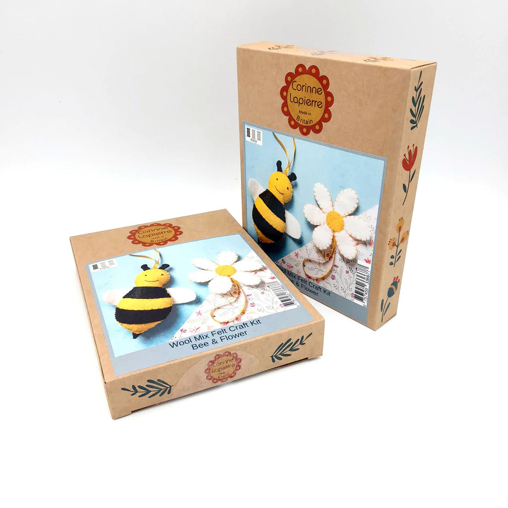 Bee & Flower Wool Mix Felt Craft Kit by Corinne Lapierre