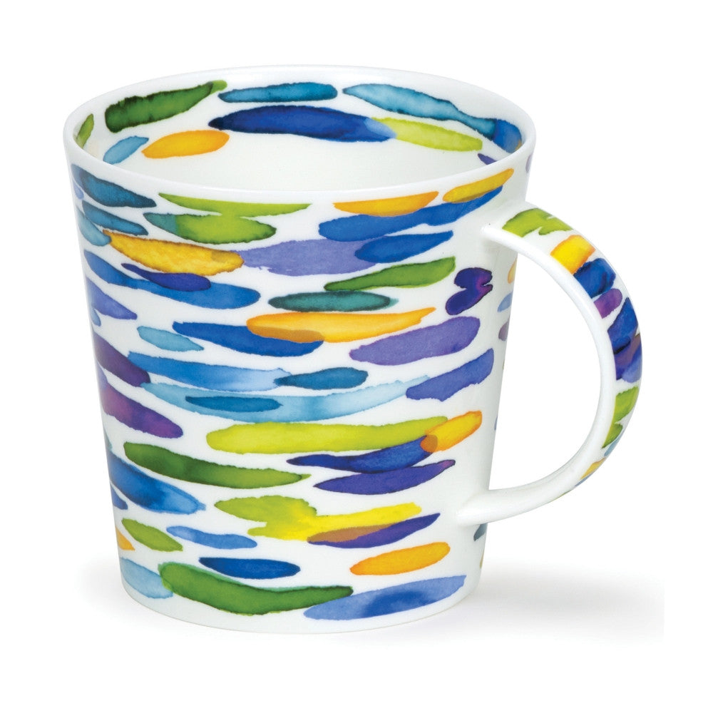 Fine Bone china Cairngorm Slapdash Blue Mug