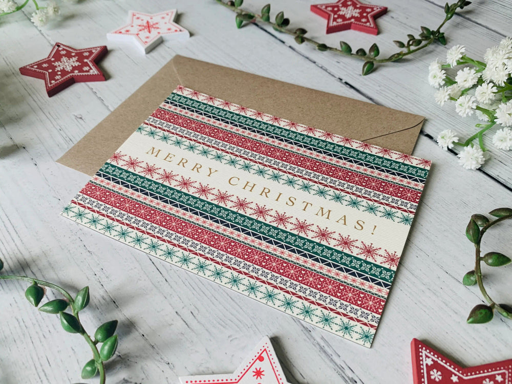 Xmas Jumper Christmas card by Becky Amelia.