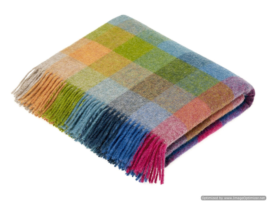 Tutti Frutti Pure New Wool Throw by Bronte Moon.
