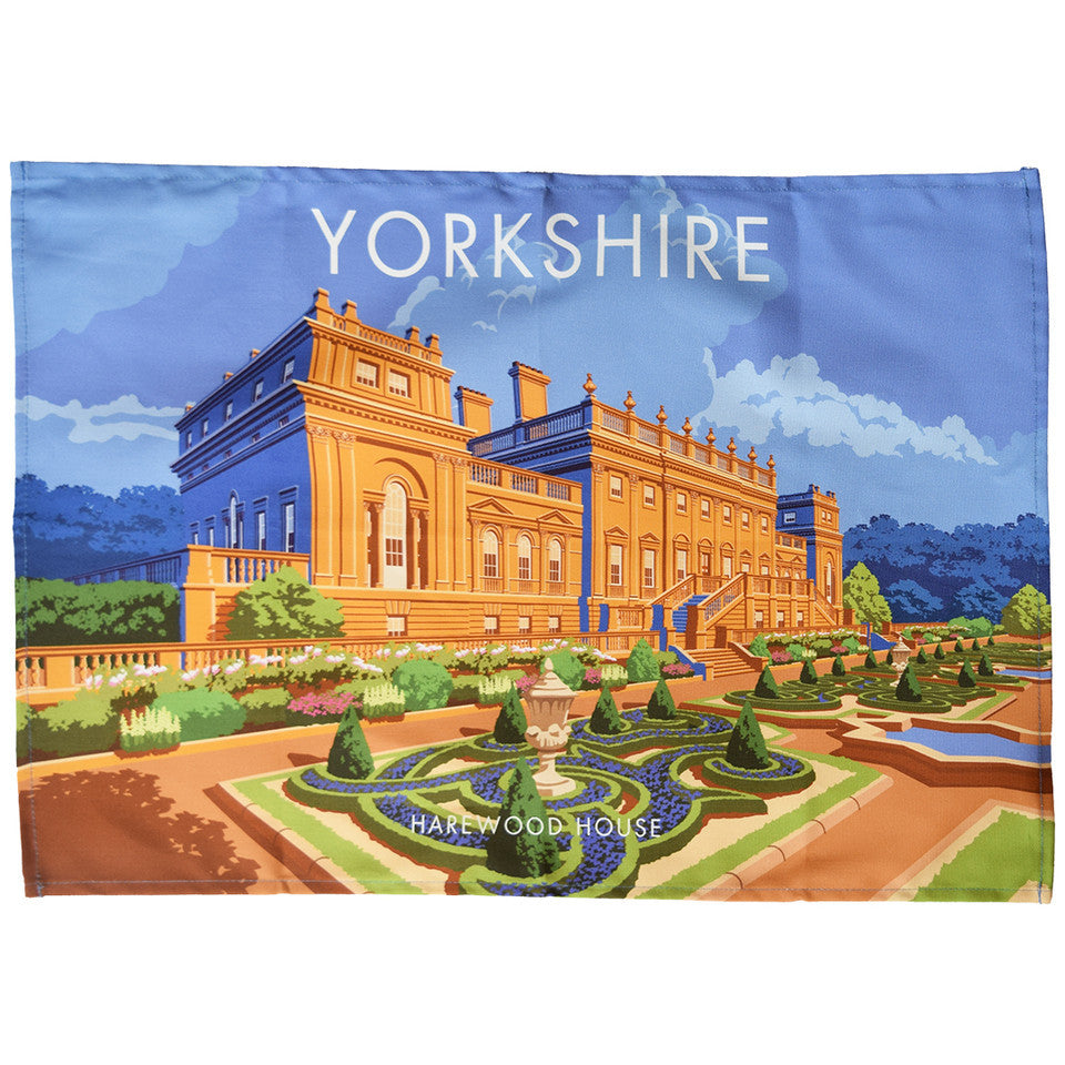 Yorkshire - Harewood House Tea Towel