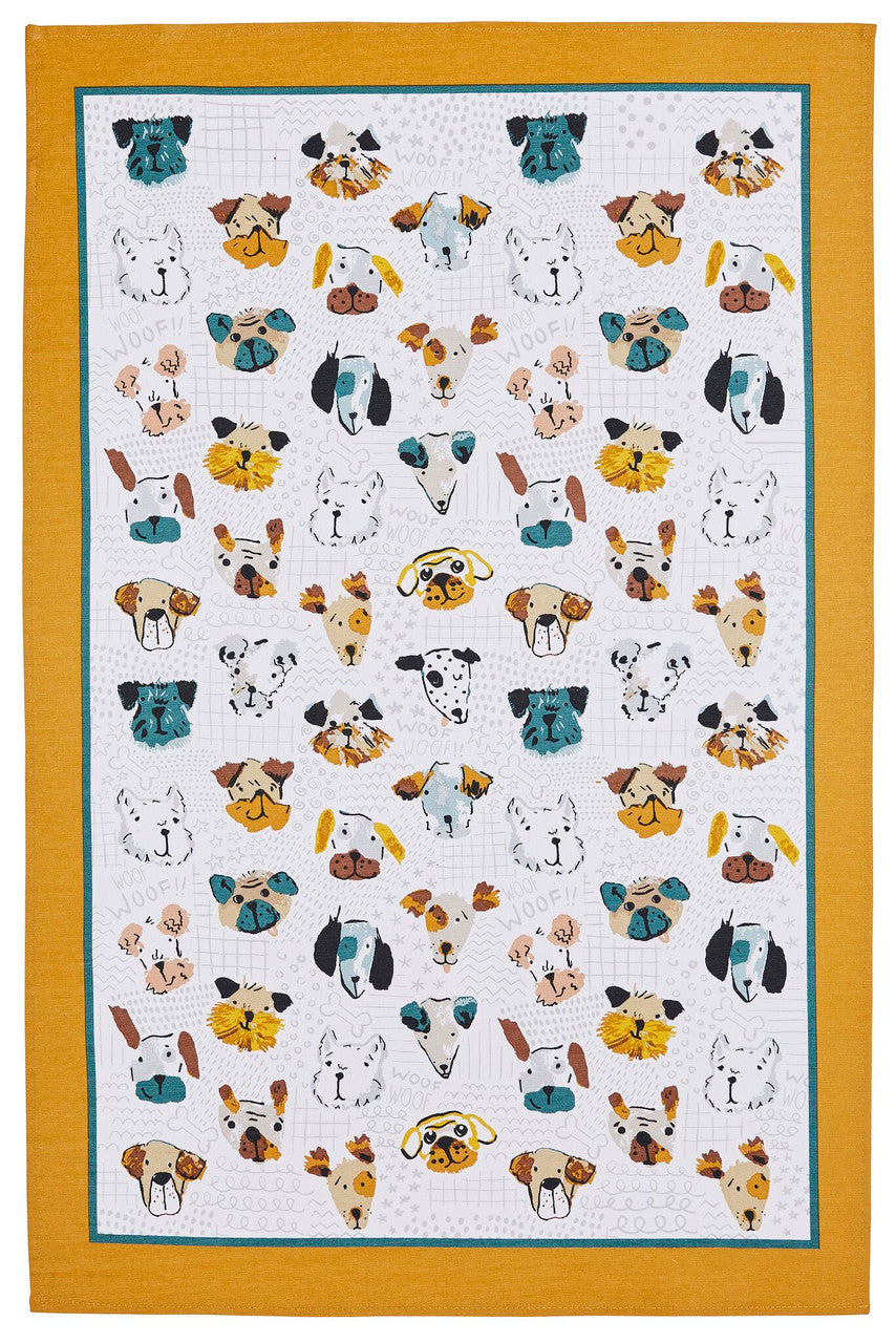 Mutley Crew 100% Cotton tea towel by Ulster Weavers.