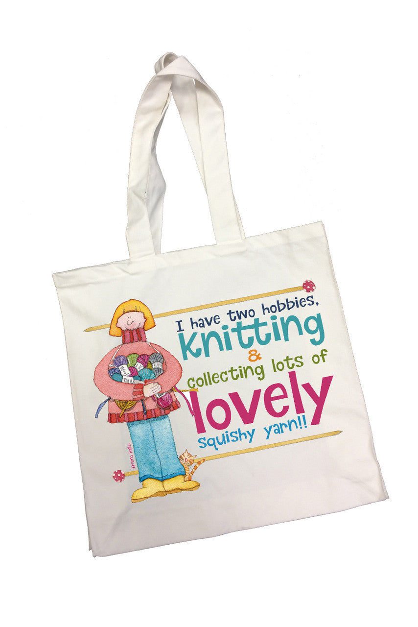 Tow Hobbies 100% cotton Canvas Bag from Emma Ball.