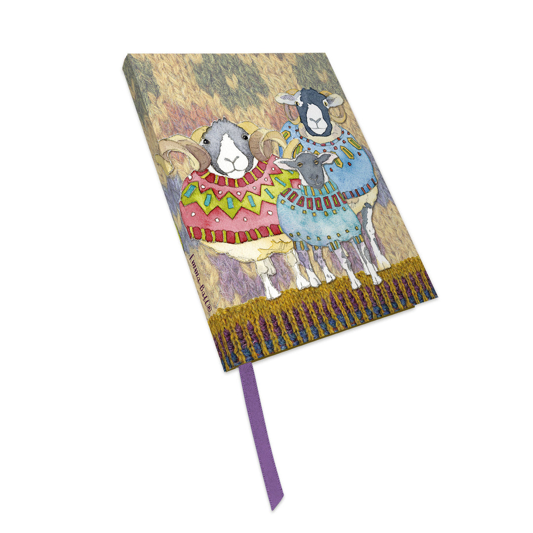 Emma Ball Sheep in Sweaters Bound Notebook
