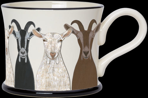 Goats Mug by Moorland Pottery.