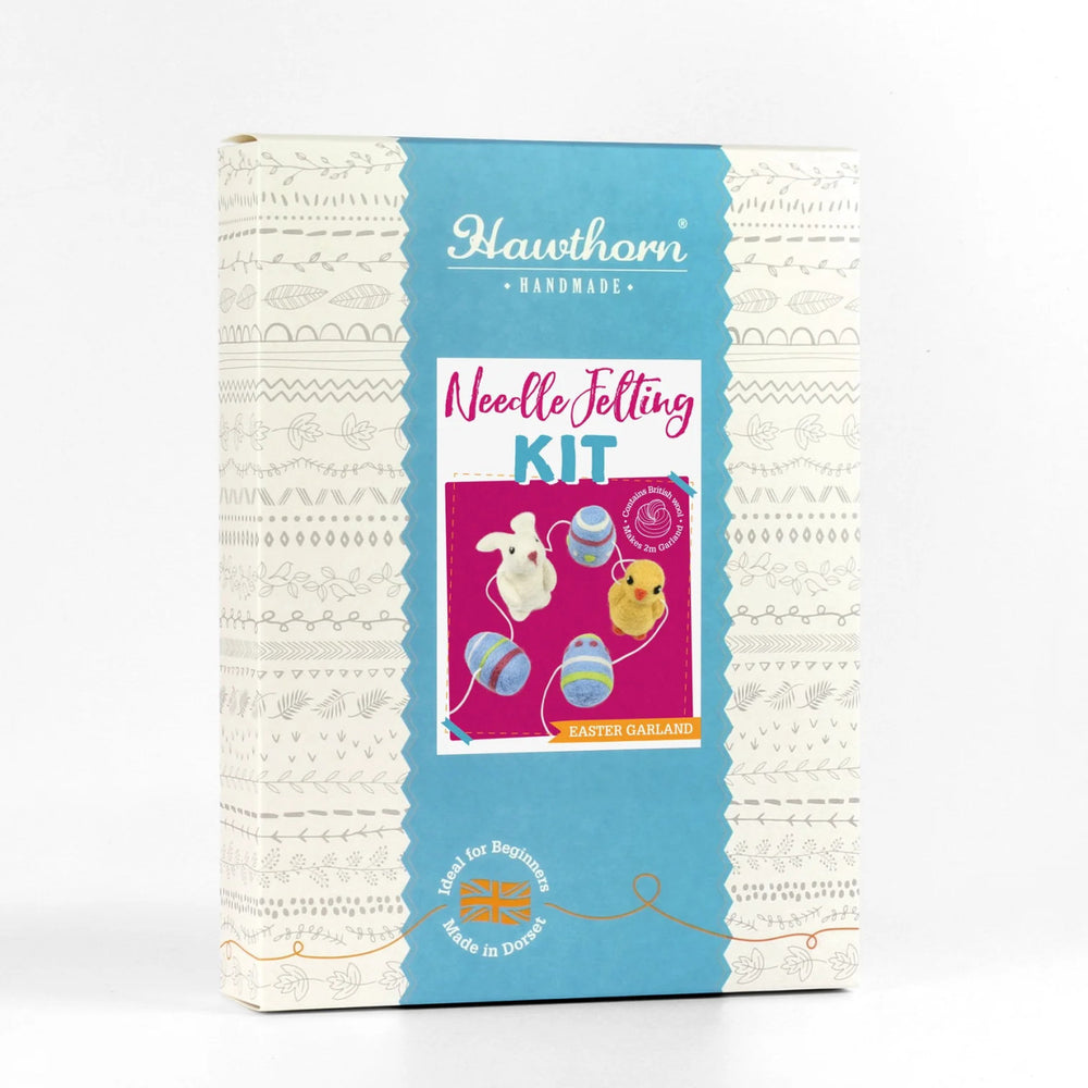 Easter Garland Felting Kit by Hawthorn Handmade.