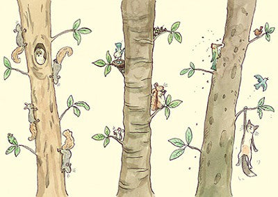 Living the High Life Greetings Card by Anita Jeram.