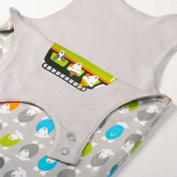 Herdy Baby Reversible Overalls 6 - 12 Months Organic cotton