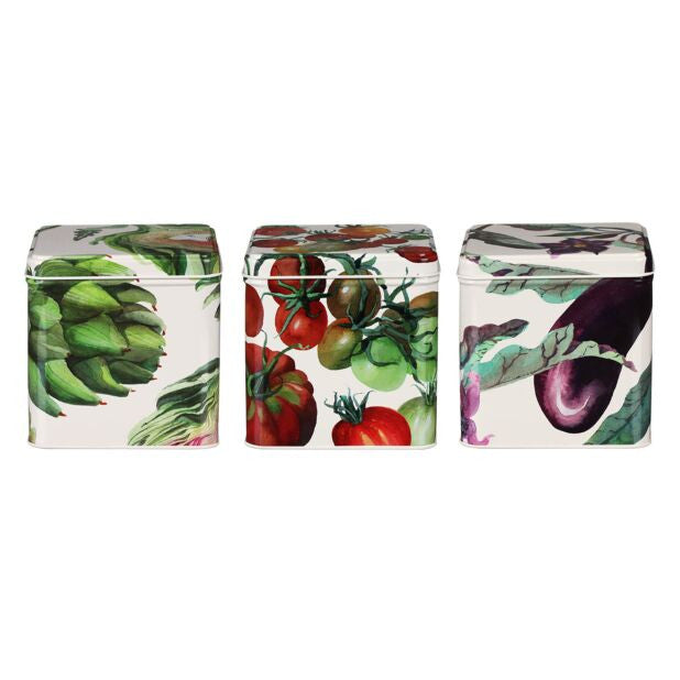 Emma Bridgewater Dig The Garden Set of 3 Square Caddies