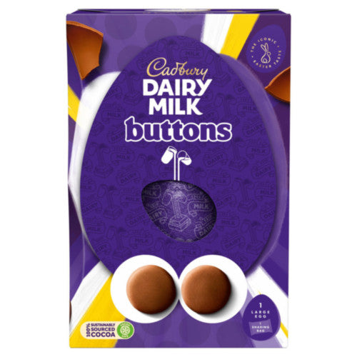 Cadbury Giant Buttons Medium Easter Egg 195g.