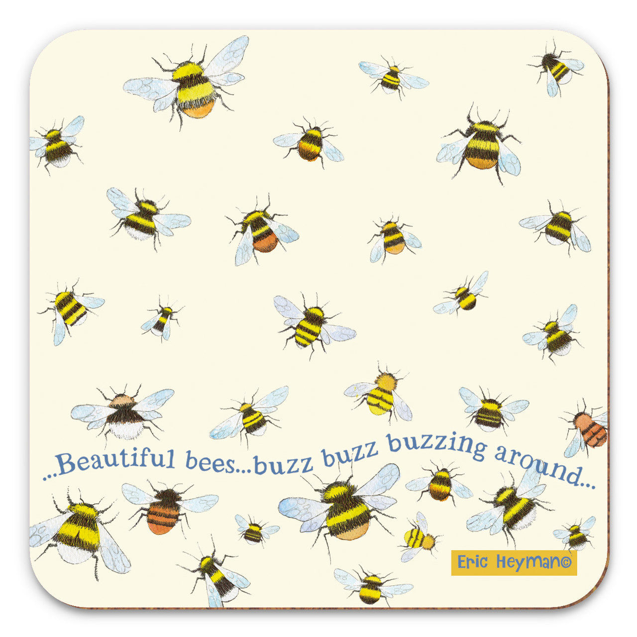 Bees Coaster from Eric Hayman for Emma Ball Ltd