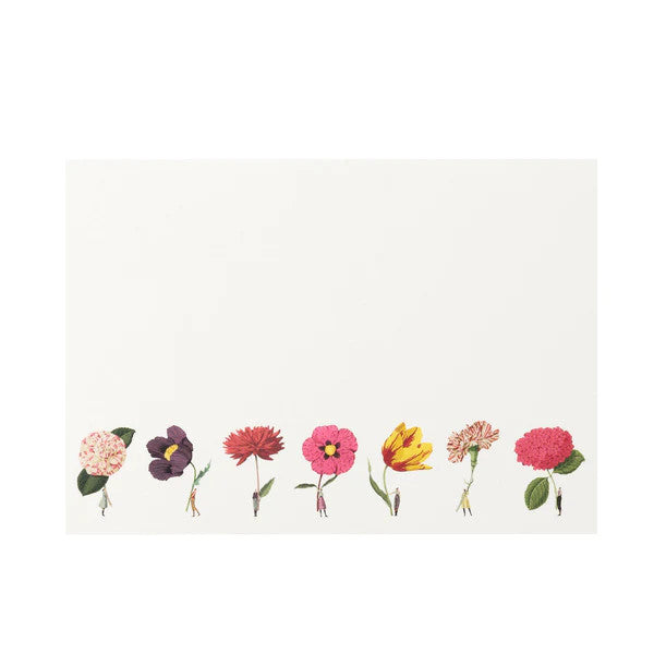 In Bloom Multi Flowers Flat Notes by Laura Stoddart