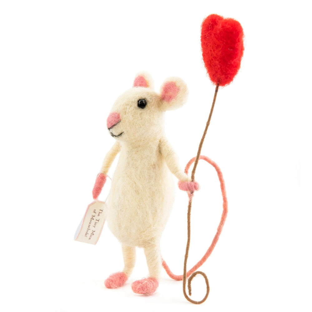 Happy Heart Balloon Mouse 