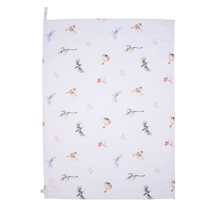 'Feathered Friends' Bird Tea Towel by Wrendale Designs