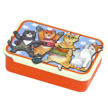 Emma Ball Kittens in Mittens Mini Pocket Tin Image