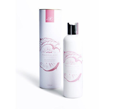Pink Pepper & Plum Hand & Body Lotion from Marmalade of London.