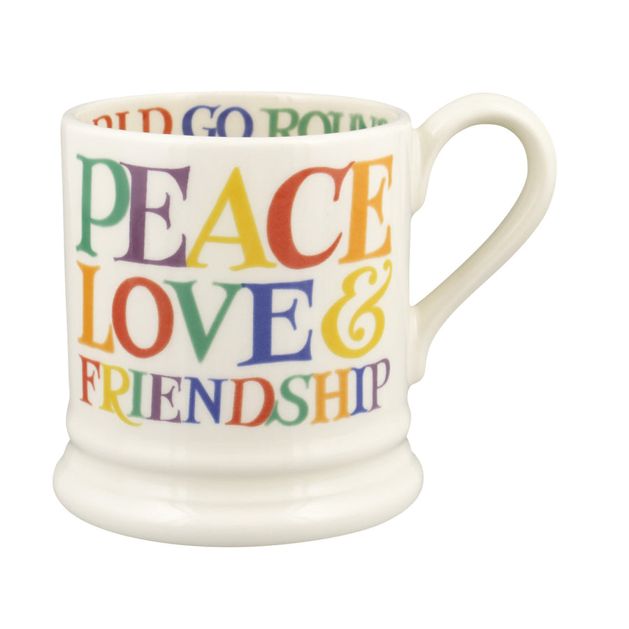 Emma Bridgewater Rainbow Toast Without You Half Pint Mug