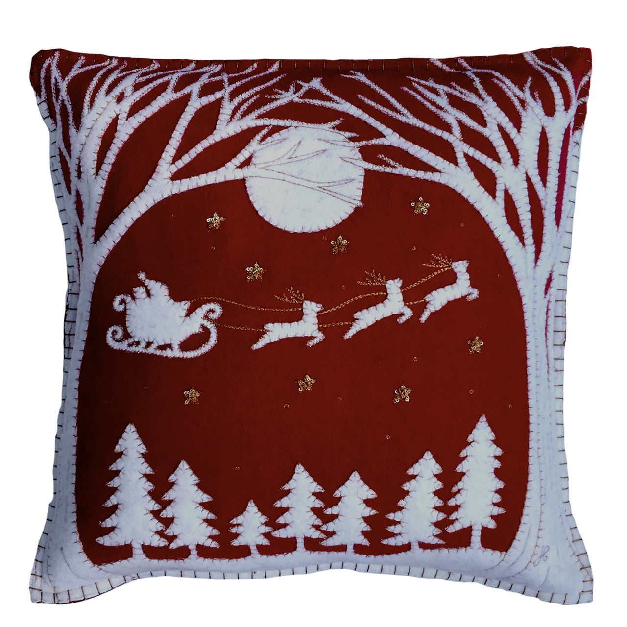 Jan Constantine Christmas Eve pillow.