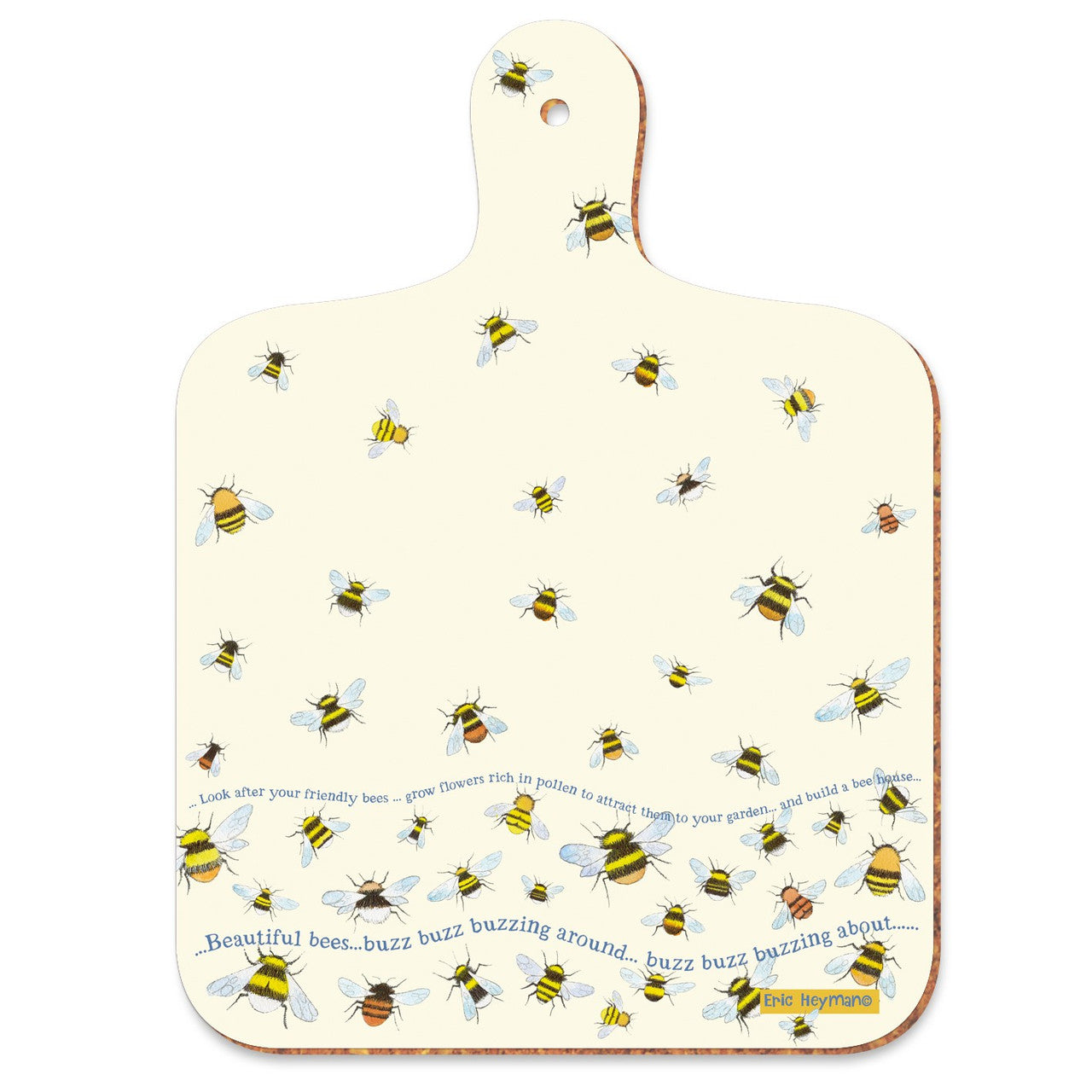 Bees mini chopping board from Emma Ball.