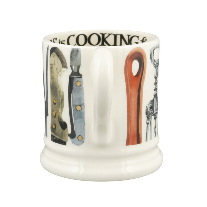 Emma Bridgewater Cooking From Scratch 1/2 pint hand made mug.