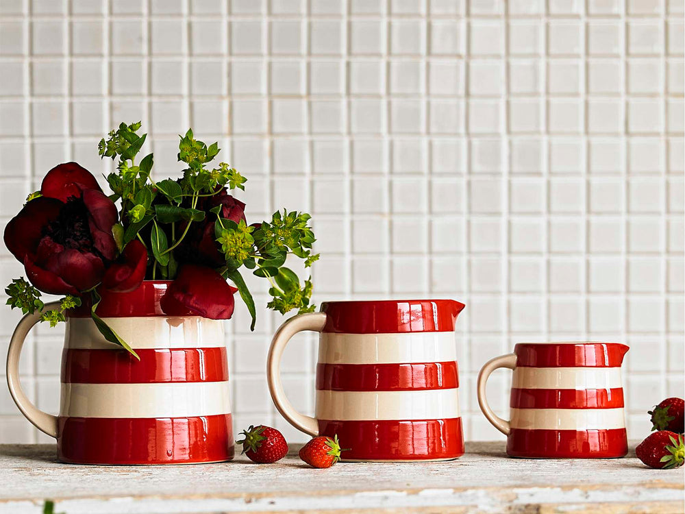 Cornishware 20 oz Dreadnought Jug - Red