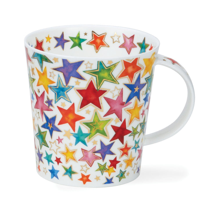 Dunoon Lomond Dazzle Fine bone china mug - stars