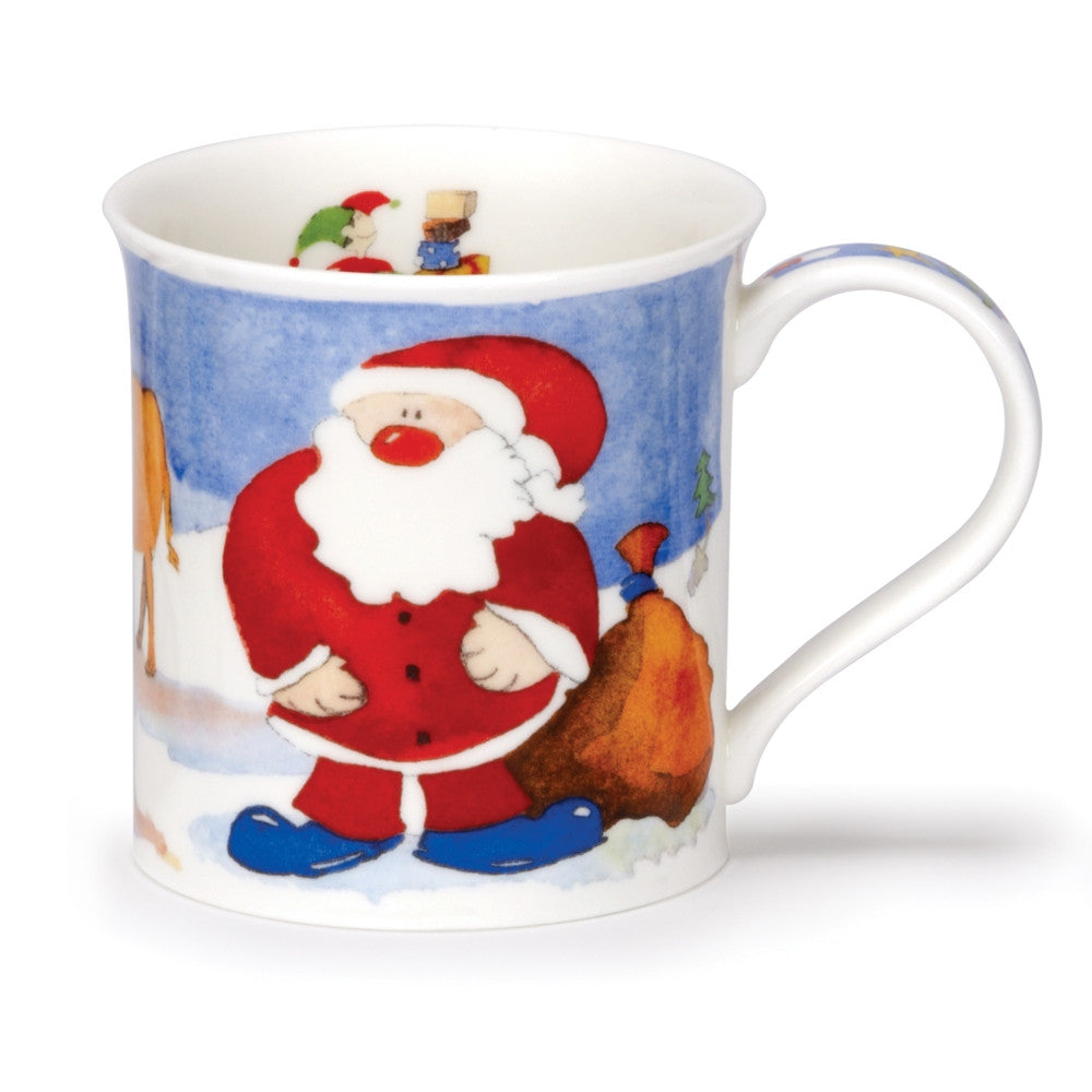 Dunoon Bute Jolly Santa mug. Made in England.
