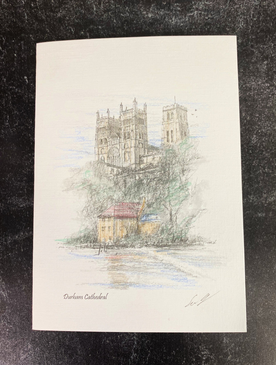 Durham Cathedral Card by British Artist Sean Webb