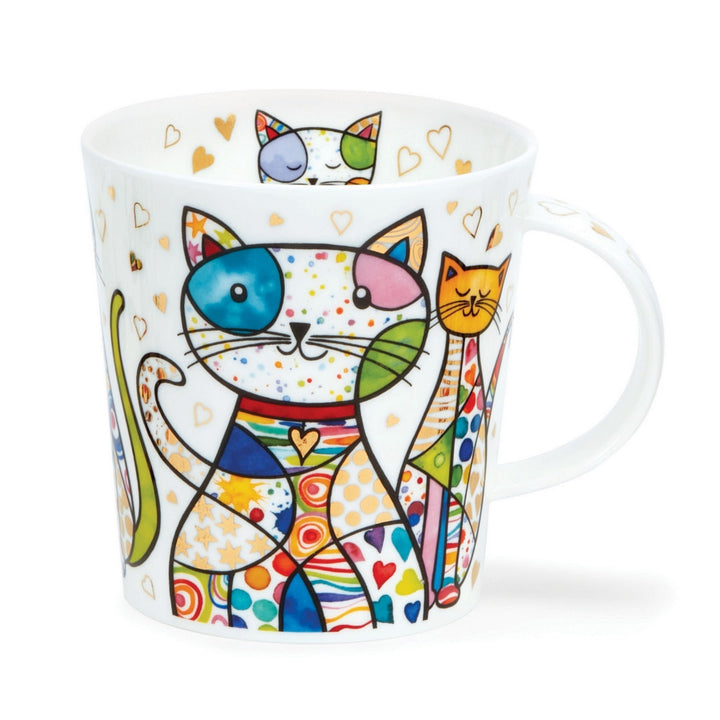 Dunoon Lomond Blingers bone china mug - Cat. Made in England.