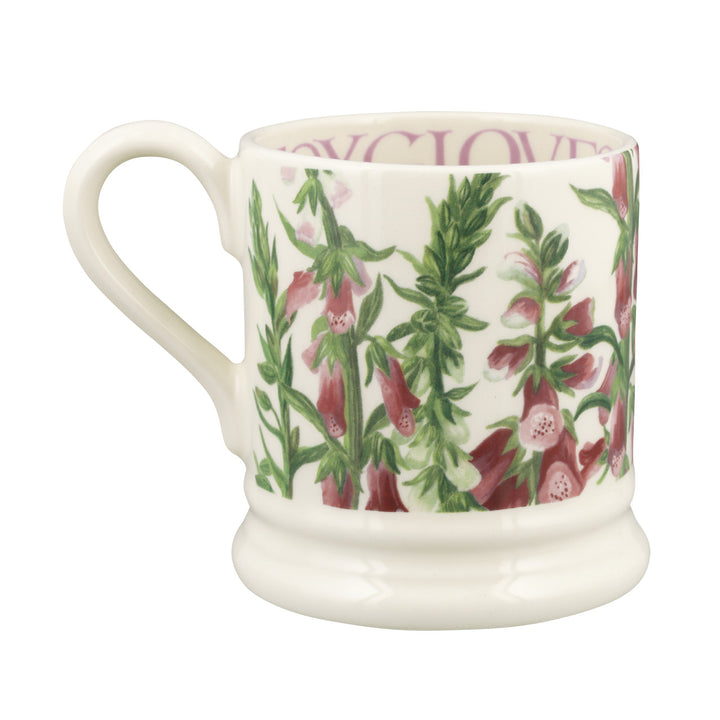 Emma Bridgewater Foxgloves hand made 1/2 pint mug