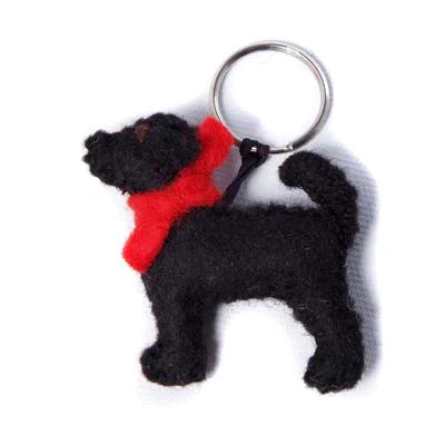 Marley the Black Lab Key Ring